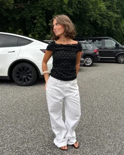 REYA top, sort