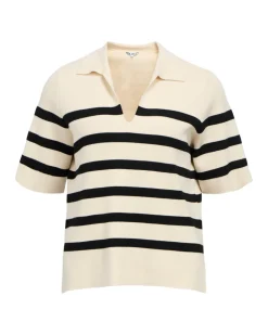 REYNARD polo strik, creme