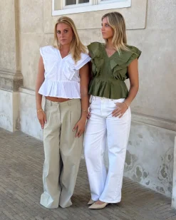 RIKKE flæsetop, army