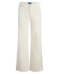 ROME flared denim jeans, creme