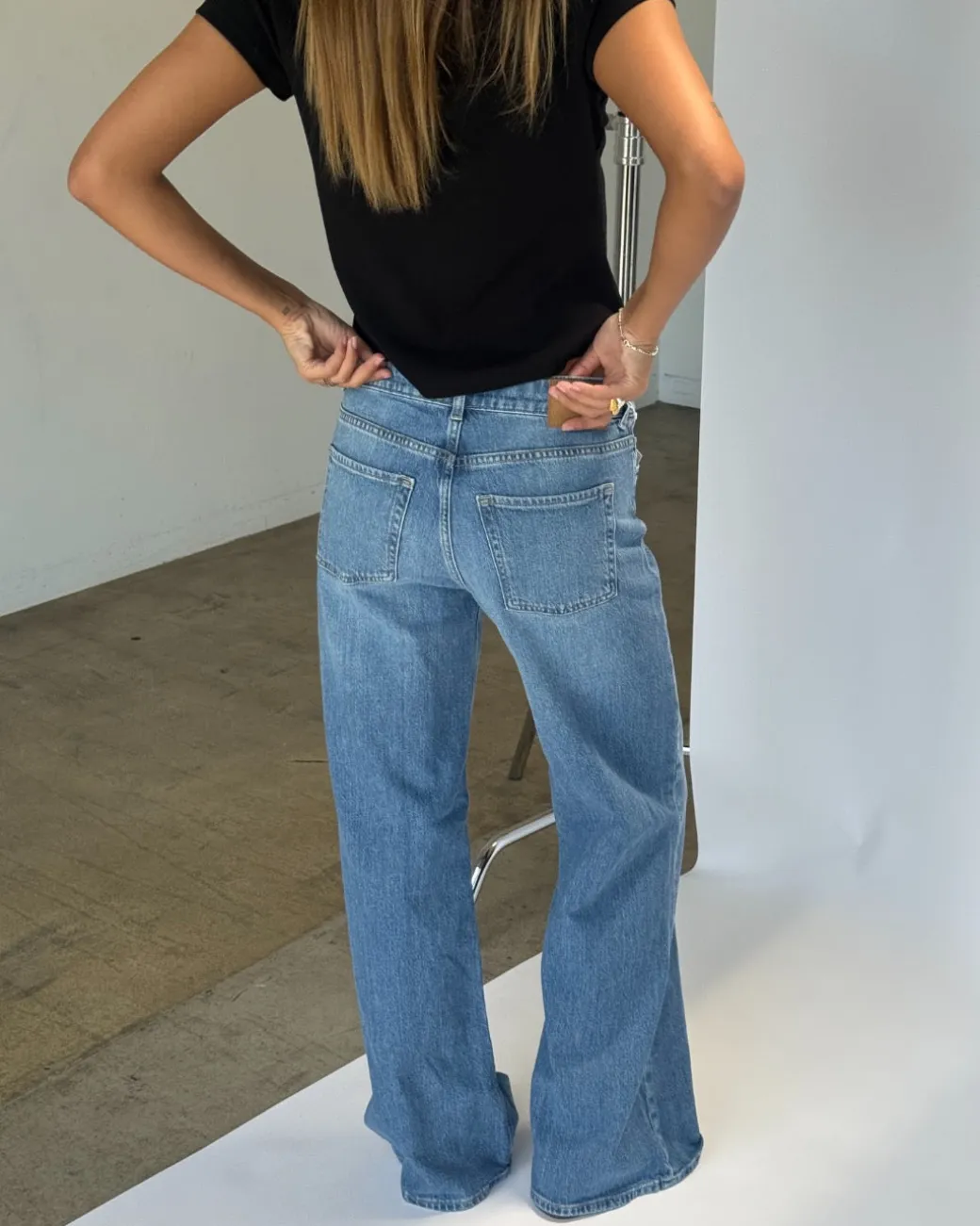 ROME flared jeans, denim