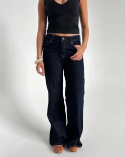 ROME flared jeans, mørkeblå