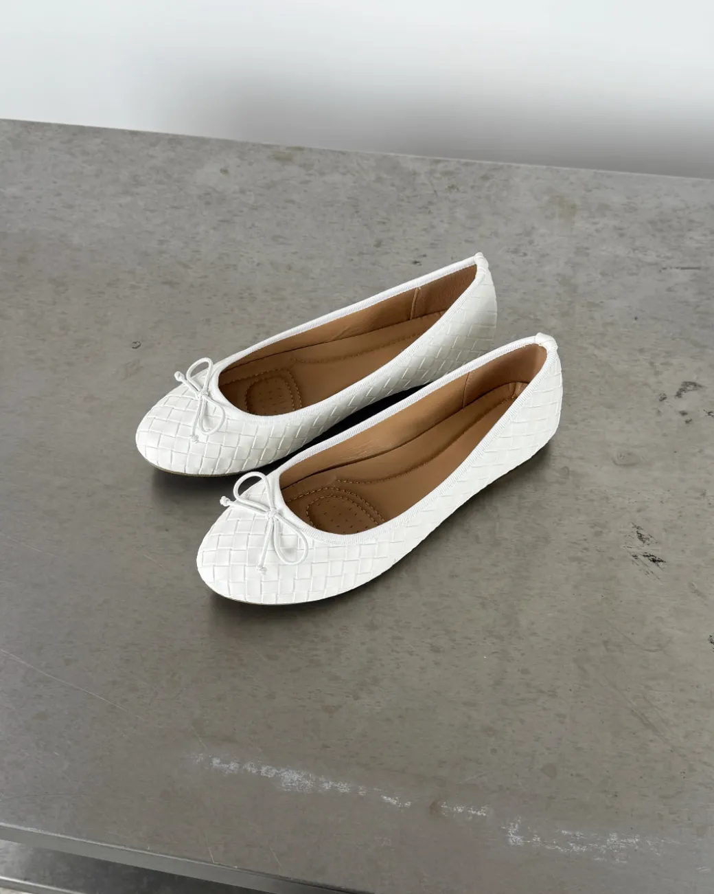 ROSALIA flet ballerinaer, hvid