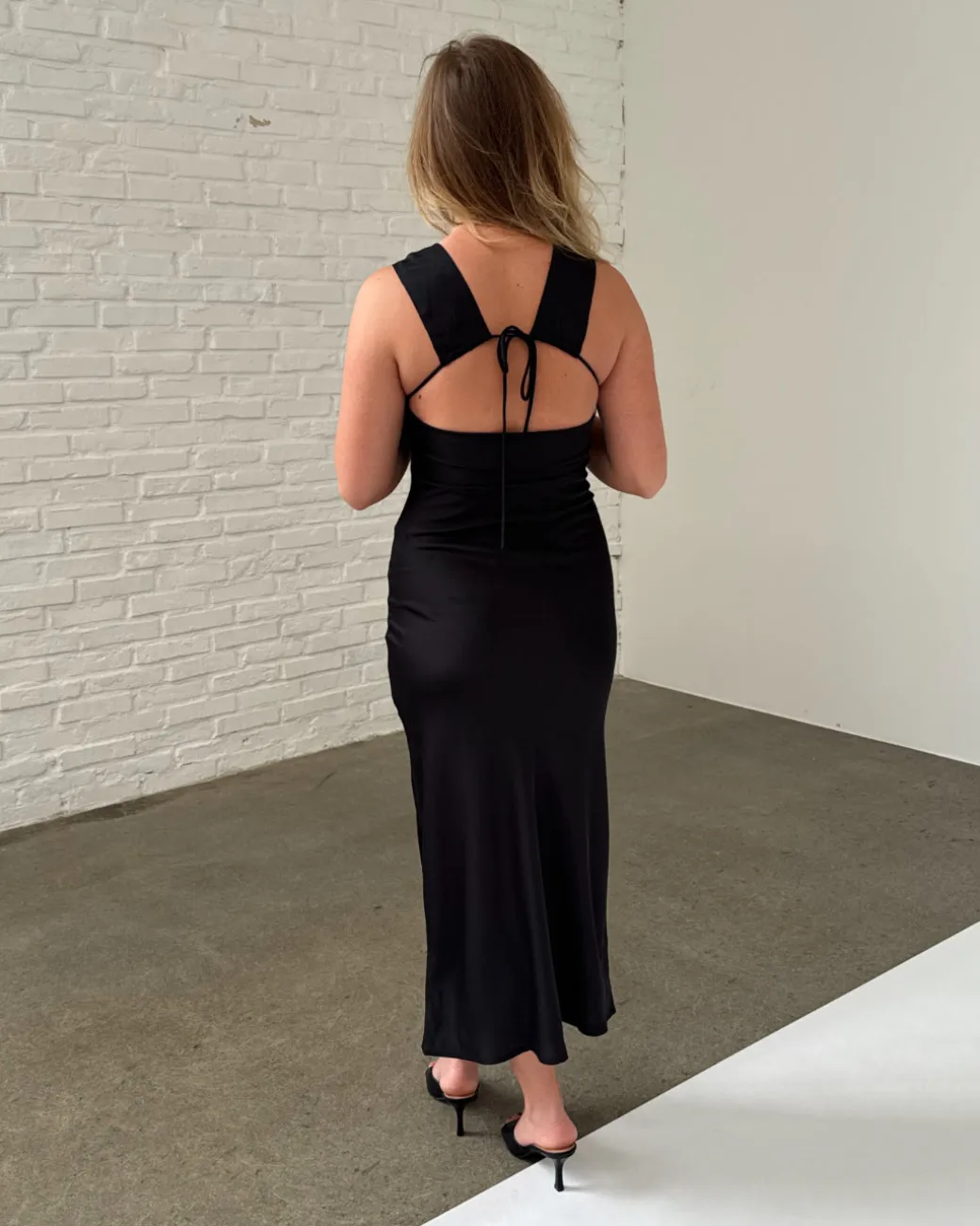 ROSIE maxi kjole, sort