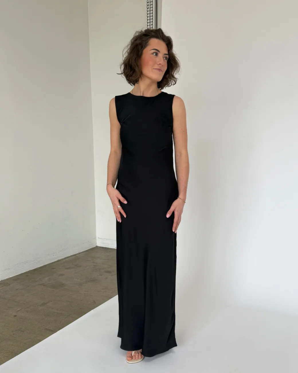 ROSIE maxi kjole, sort