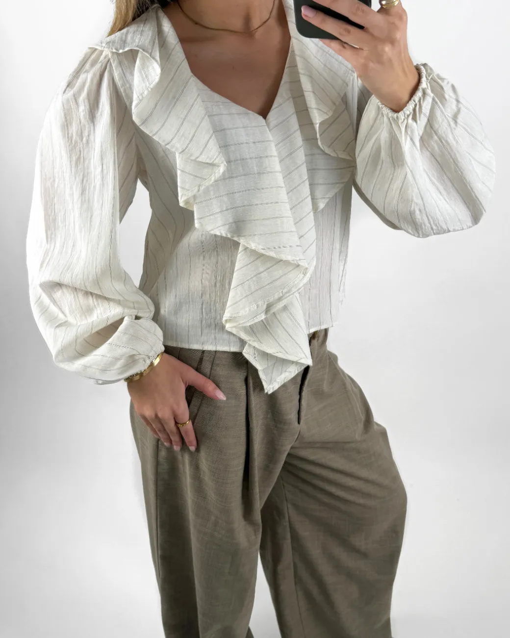 ROYA bluse, hvid