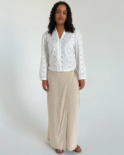 SADIE bluse, hvid