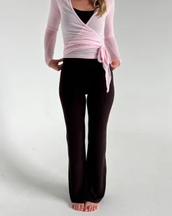 SANIA yoga bukser, brun