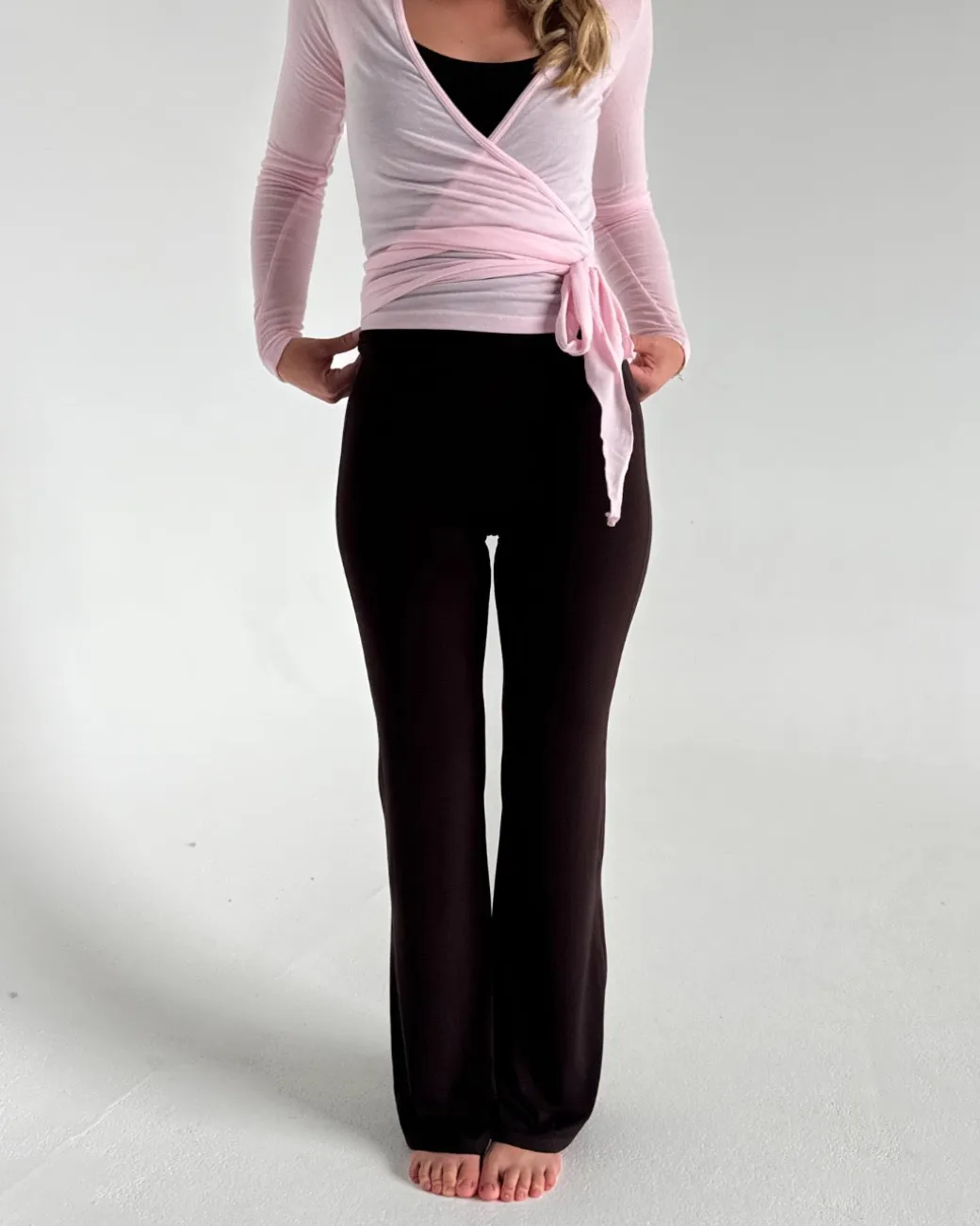 SANIA yoga bukser, brun