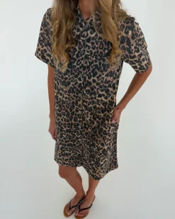 SARAH kjole, leopard