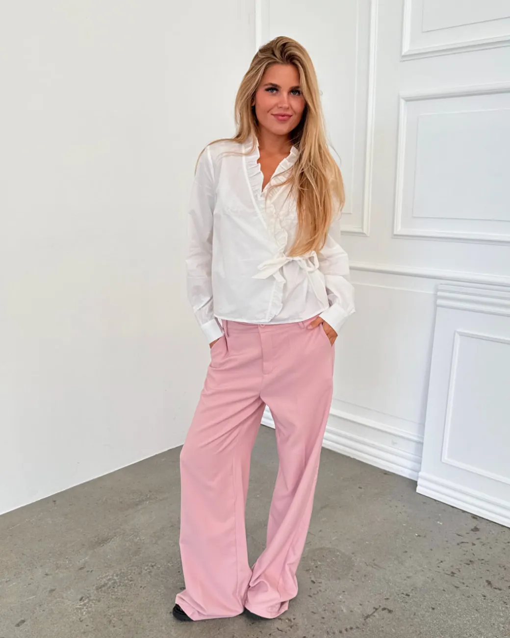SELENA bukser, lyserød