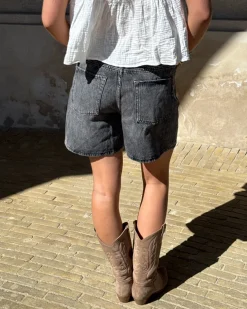SEVILLE shorts denim, grå
