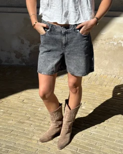 SEVILLE shorts denim, grå
