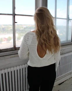 SIGRID strik, hvid
