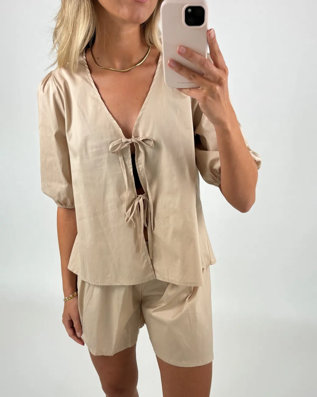 SILJE bluse, beige