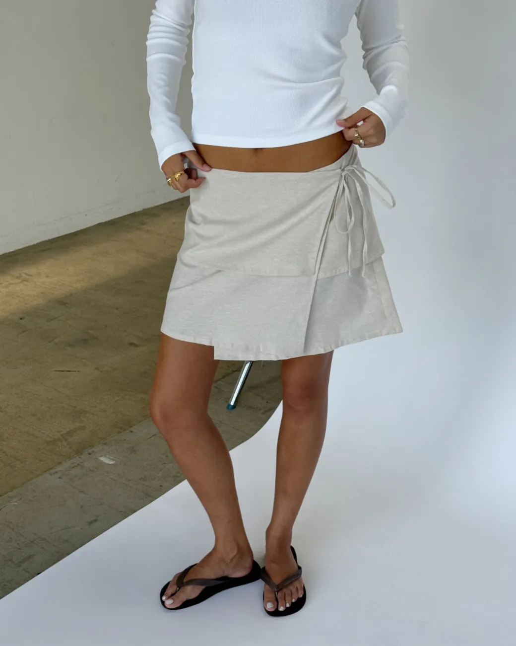 SINA nederdel, beige