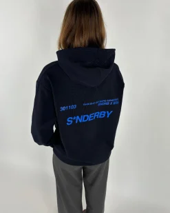 SNDERBY hoodie, navy/blå