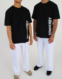 SØNDERBY t-shirt, sort/hvid