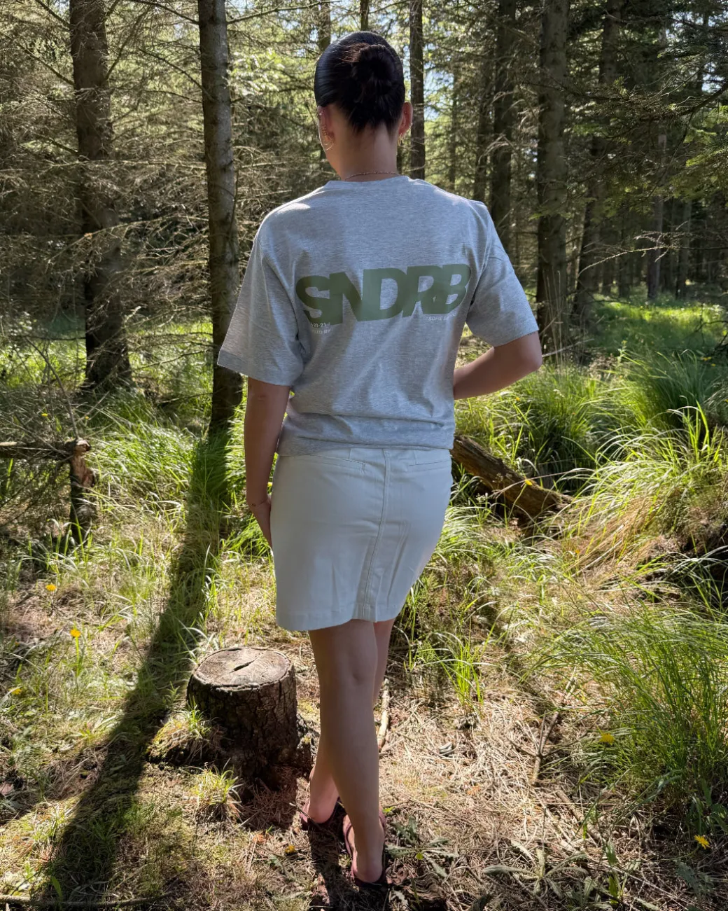 SNDRB t-shirt, grå/army
