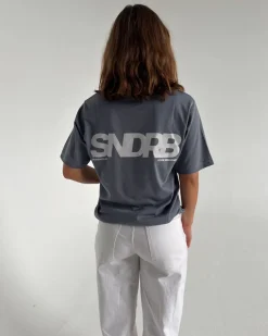 SNDRB t-shirt, stone/beige