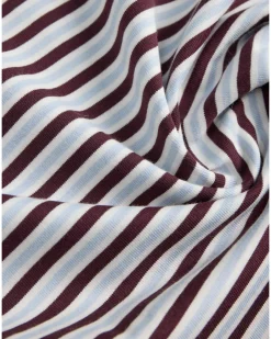 SOPHIA long sleeve, bordeaux/lyseblå