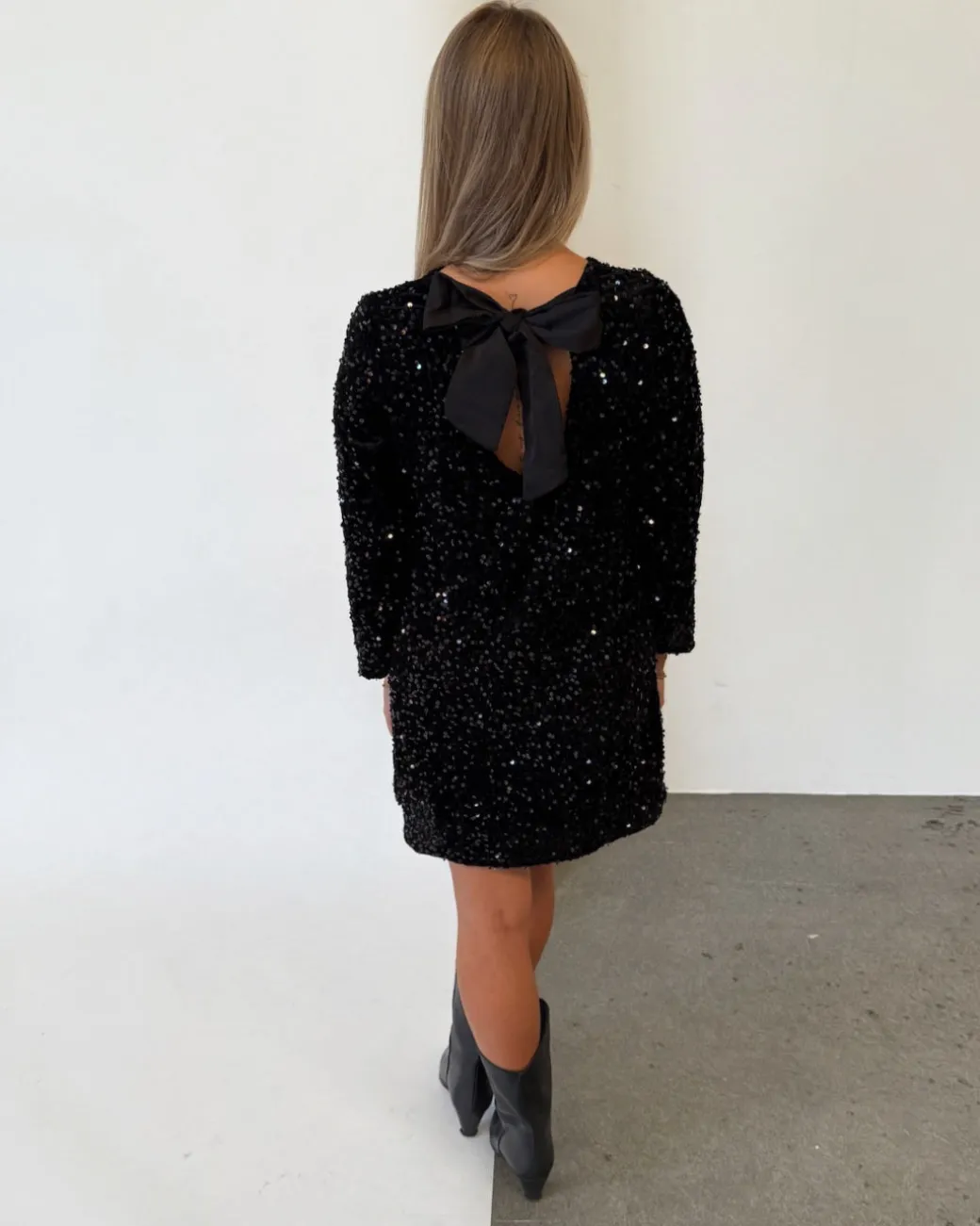 STEPHANIE kjole, sort