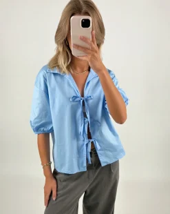 TINKE bluse, blå