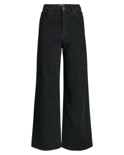TOKYO jeans med sten, sort