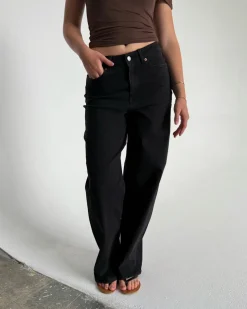 TOKYO wide leg jeans, sort
