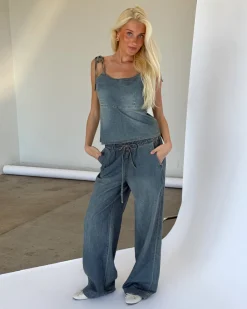 TUVA denim bukser, blå
