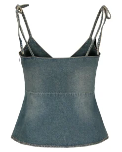 TUVA denim top, blå
