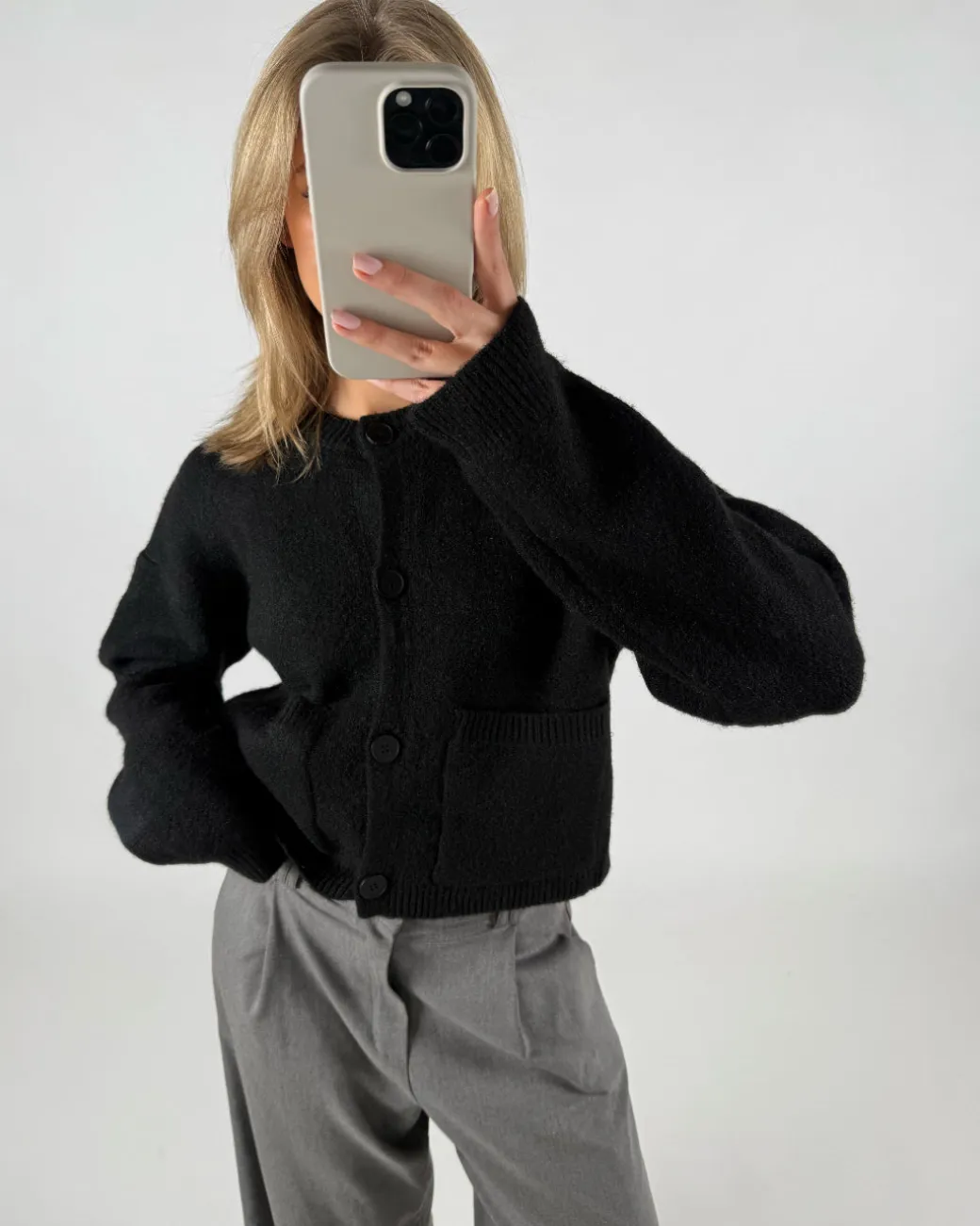 VALENTINA cardigan, sort