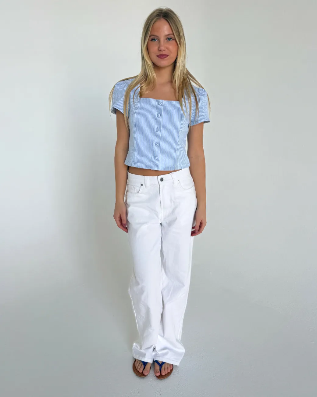 VIOLETTE top, blå