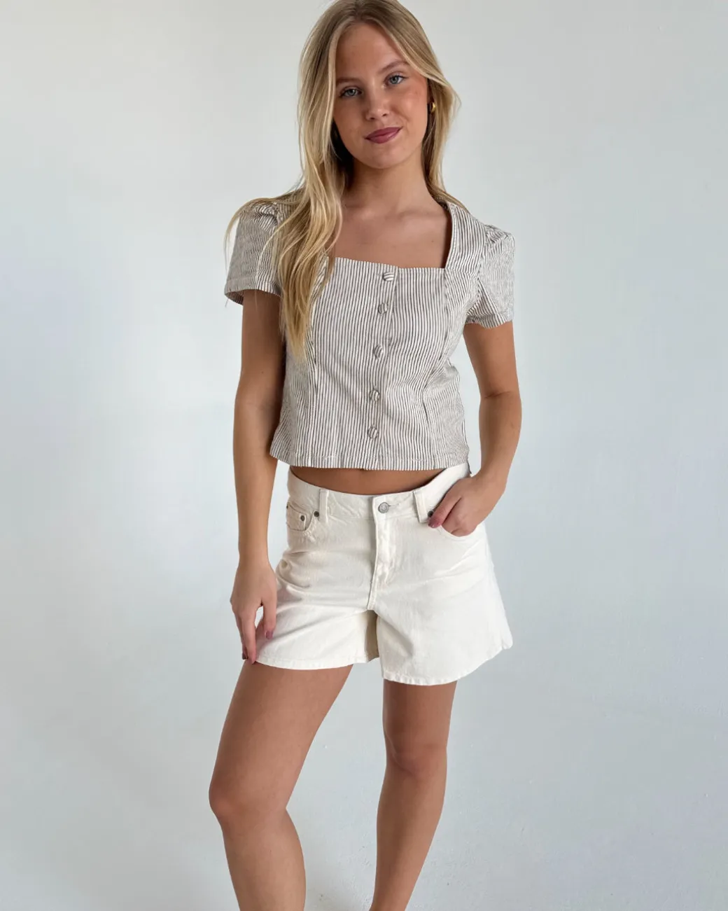 VIOLETTE top, creme