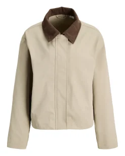 WILMA kort trenchcoat, beige