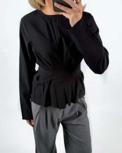 YUI bluse, sort