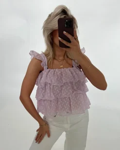 ZINDY top, lyserød