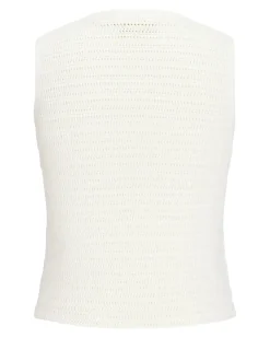 ZUSANNAH strik top, hvid